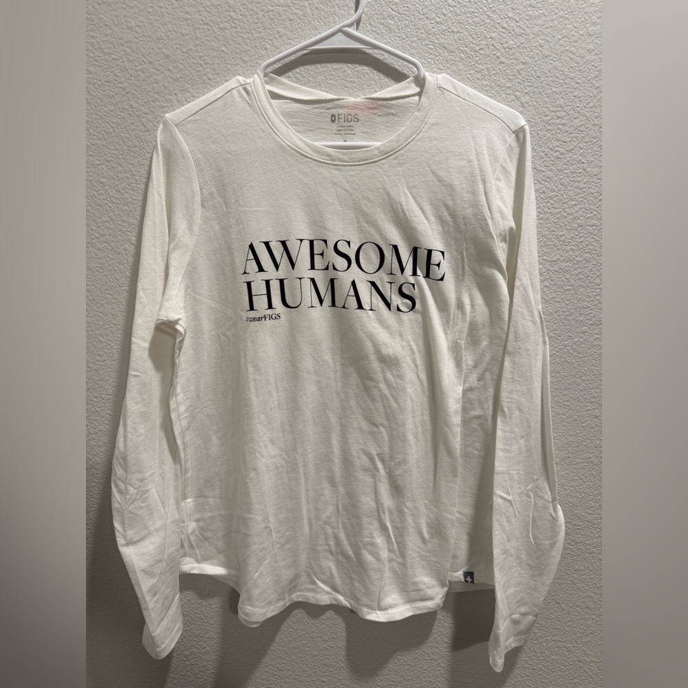 Figs Cream Cotton Top